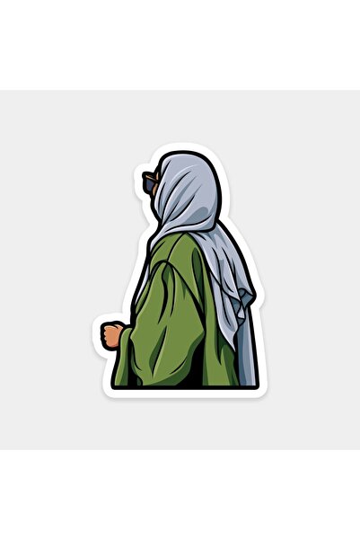 The Sticker Story. Shadow Woman Sticker