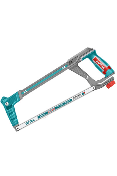 TOTAL Fierastrau cu cadru metalic 300mm (12") – lama bimetalica 24TPI, unghi ...