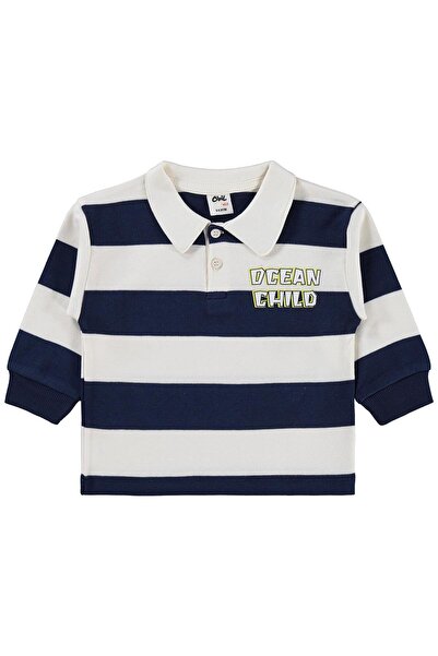 Civil Baby Ριγέ φούτερ 6-18 μηνών - Ναυτικό μπλε