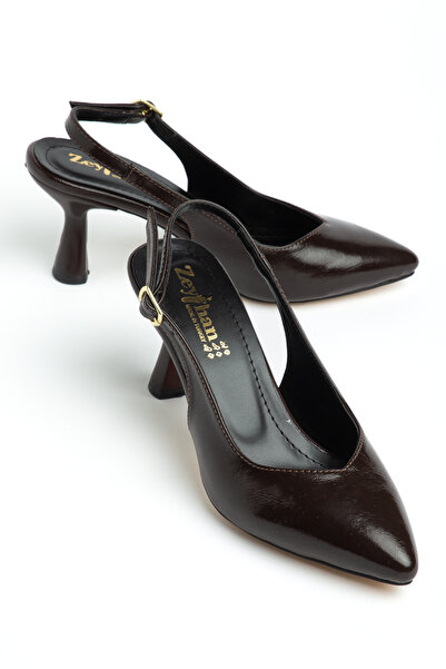 Dubais Shoes Γυναικεία παπούτσια με ανοιχτή πλάτη και τακούνι, τακούνι ύψους ...