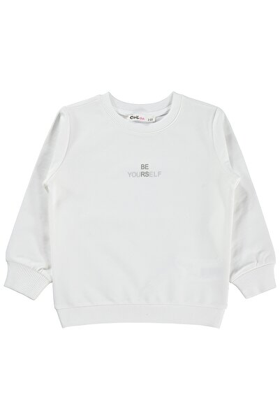 Civil Girls Φούτερ για παιδιά 2-5 ετών - Εκρού