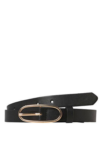 Jack & Jones Women's Black Casual Belt - Jessica
