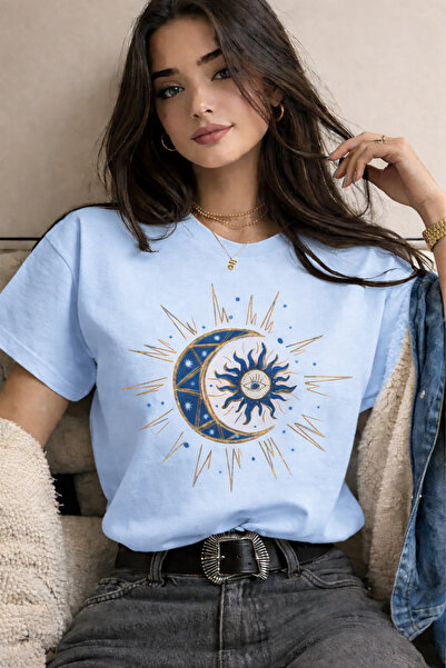 ZİYMO ΓΥΝΑΙΚΕΙΟ ΜΠΛΟΥΖΑΚΙ ΜΕ ΣΤΑΜΠΑ ΜΠΛΕ ΦΕΓΓΑΡΙ