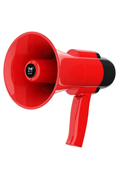 StartONTeam Επαγγελματικό Φορητό Μεγάφωνο με Μικρόφωνο και Μπαταρία, Σειρήνα,...