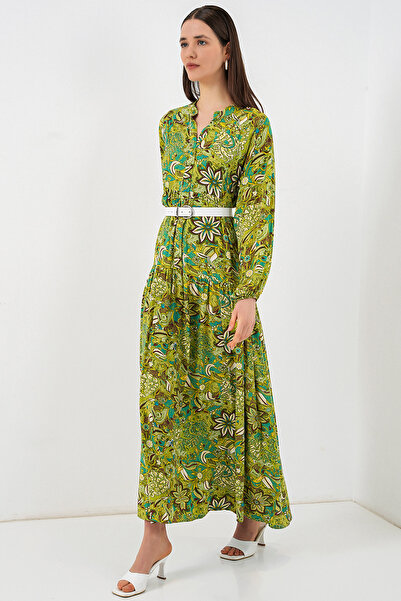 Bigdart Λιτό φόρεμα - Πολύχρωμο - Μακρύ