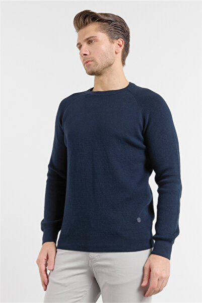 İmza Μπλε ναυτικό πουλόβερ με λαιμόκοψη ποδηλάτου, μακρυμάνικο, χωρίς τσέπες,...