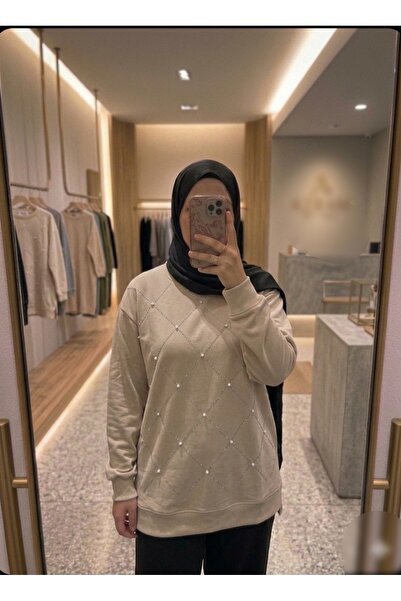 Azram Fashion Kadın baklava desenli tesettür tunik
