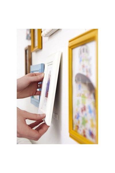 3M Command Benzi adezive pentru agățat tablouri, Mărime Medie, 4 Seturi