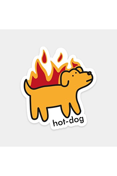 The Sticker Story. ملصق هوت دوغ ريل سيند سينت فريندز
