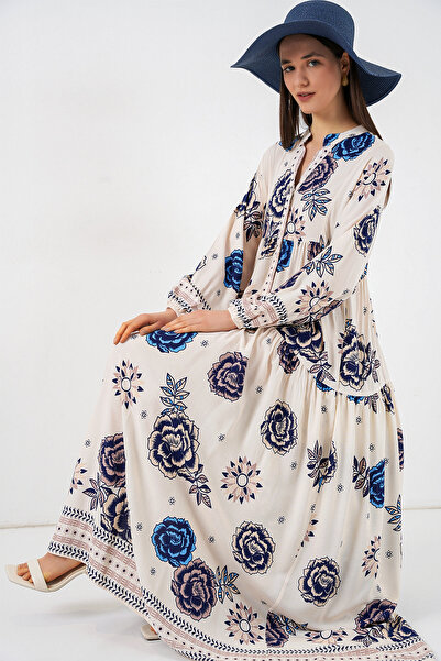 Bigdart Λιτό φόρεμα - Πολύχρωμο - Μακρύ