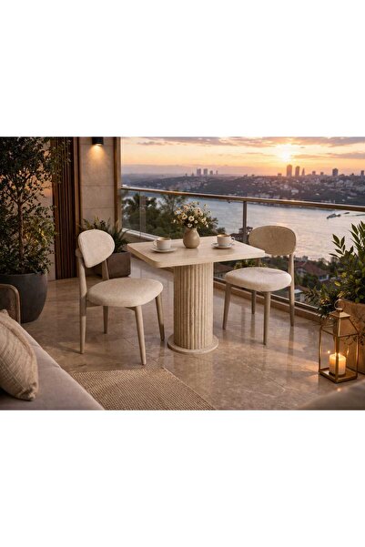 RİGATO ferramente 2 Kişilik Minimal Mutfak Masası Takımı | 1+1 ve 2+1 Evler İ...