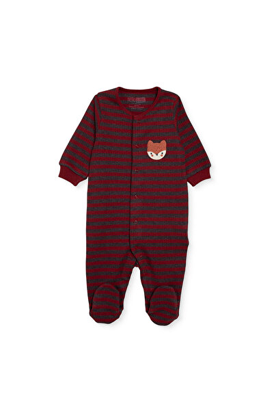 ebebek Hello Baby HelloBaby Erkek Bebek Tulum Hayvan Baskılı Fermuarlı Bisikl...