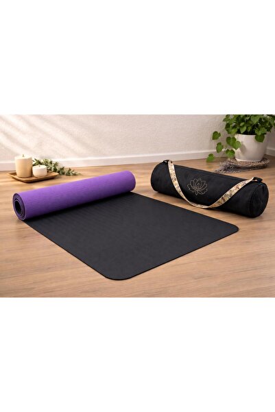 NareSpor Χαλάκι γιόγκα TPE διπλής όψης & αδιάβροχη τσάντα μεταφοράς με στάμπα...