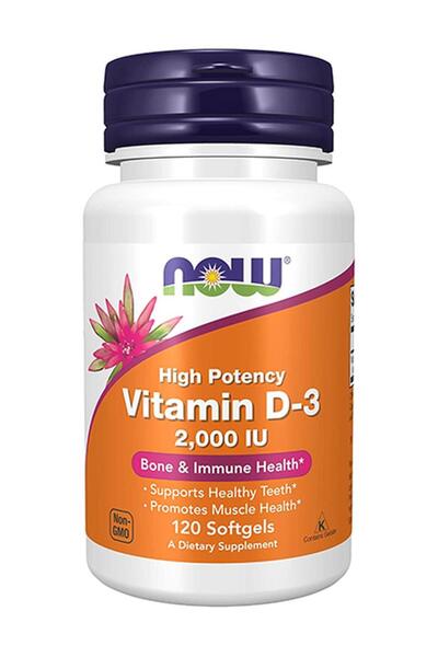 Now Foods Vitamin D-3 2000 Iu - 120 Softgels