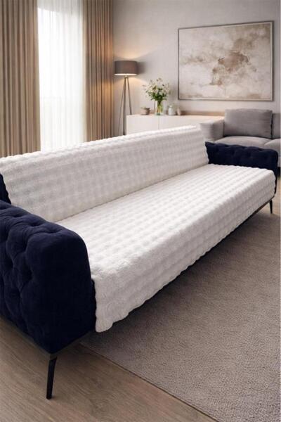 Çeyiz Diyarı Κάλυμμα καναπέ με αντιολισθητική βάση Bubble Rabbit Feather 170x...