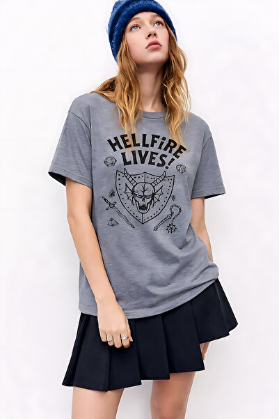 ArtYus Stranger Things Hellfire T-shirt sa printom, unisex, velika veličina –...