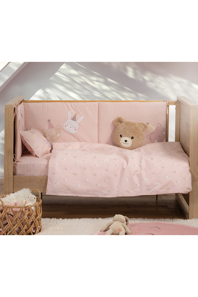 CozyLife Nef-Nef Home Wear Βρεφικό Σετ Κλινοσκεπασμάτων Ειδικό Ροζ για Πάρτι ...