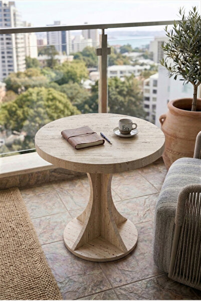 ED Efelez Design Balkon Kahve Masası , Çok Amaçlı Sehpa , Tulip Balkon Sehpas...