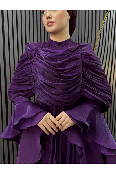 ENSA TESETTUR Λιτό βραδινό φόρεμα - Πολύχρωμο - Ασύμμετρη