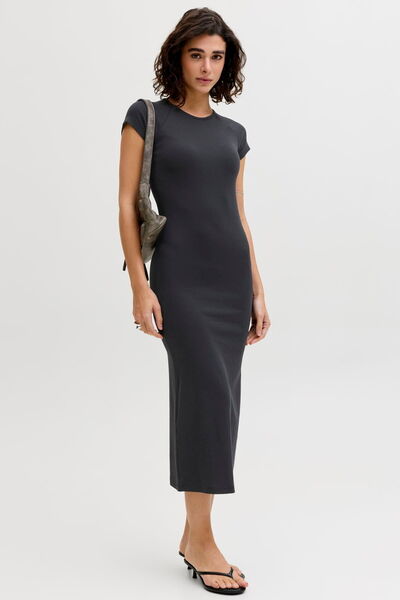 Jack & Jones Γυναικείο φόρεμα με λαιμόκοψη μηδέν, κοντό μανίκι και μακρύ μήκο...