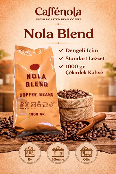 CAFFENOLA Nola Blend Çekirdek Kahve 1000gr