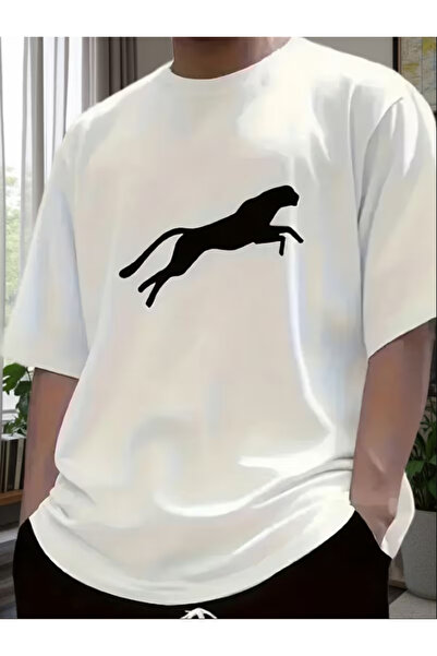 NOURAM Plus-Size Men'S T-Shirt, White Short Sleeves ﻿