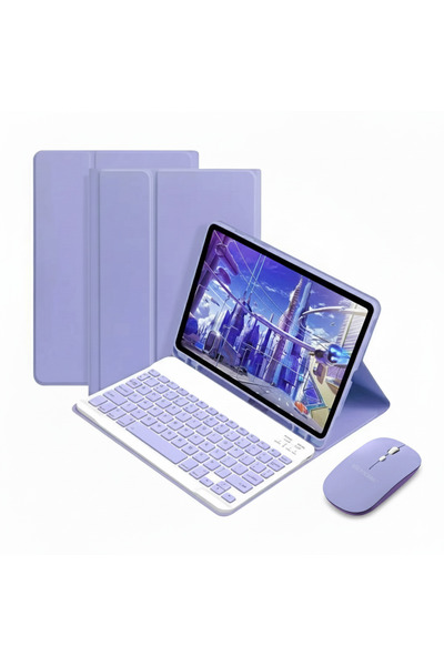Microcase XM Poco Pad X1 11.2 inch Tablet için Bluetooth Klavye ve Mouse + Kı...