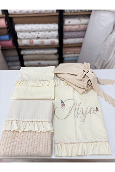 GAYE EV TEKSTİLİ Σετ Παπλωματοθήκη Μονό Πικέ 100% βαμβάκι