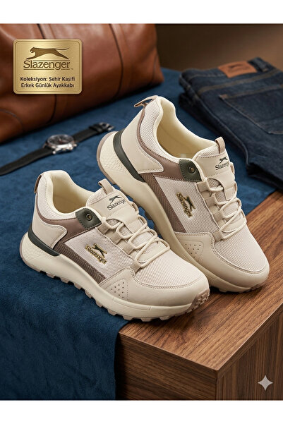 Slazenger Erkek Yazlık Terletmez Kaydırmaz Koku Yapmaz Ultra Hafif Full Ortop...