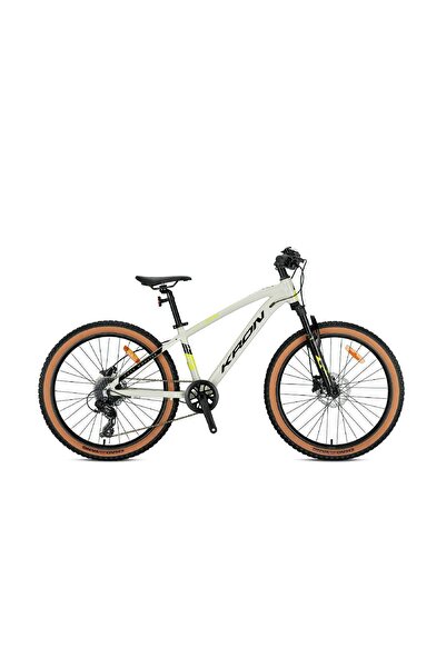 Kron 24J XC 100 HD DAĞ BİSİKLETİ - BEJ NEON SARI SİYAH - 33 KADRO