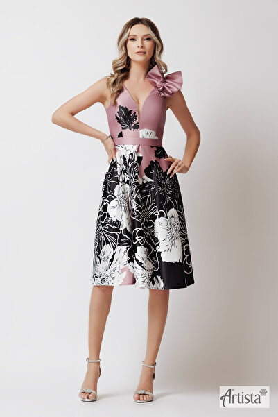 Artista Φλοράλ φόρεμα στο κάτω μέρος