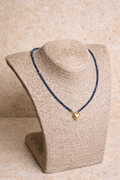 STORE ZARMAN Natural Sapphire Gemstone Necklace – Faceted Cut Blue Sapphire N...