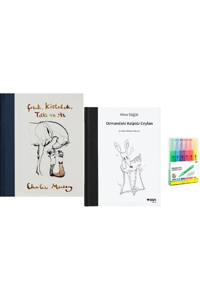 Can Yayınları Çocuk,Köstebek,Tilki ve At + Ormandaki Kalpsiz Ceylan / 2 Kitap...