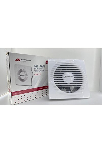 Mutlusan Electric Mutlusan ME-FAN Banyo Tuvalet Aspiratörü 200mm 8 İnç Fan Gü...