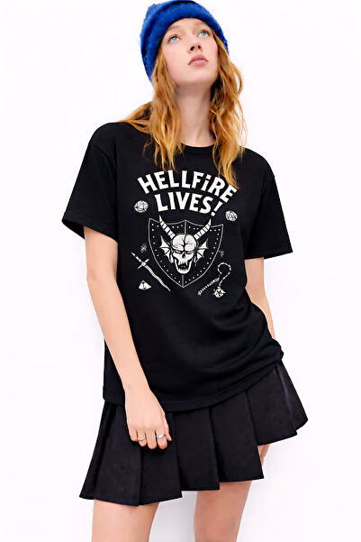ArtYus Stranger Things Hellfire T-shirt sa printom, unisex, velika veličina –...