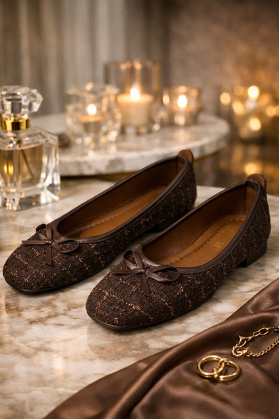 TRODONS Elegant Everyday Women's Flats with Bow Detail