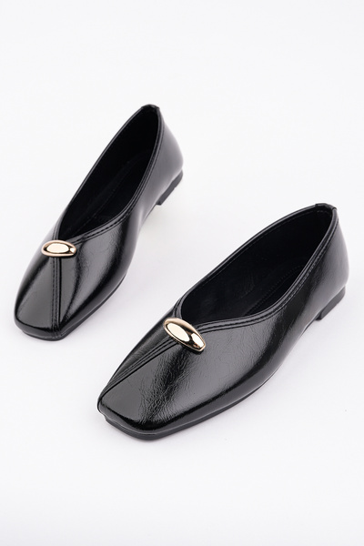 Madam Tarz BLN-035 Μπαλαρίνες με επίπεδη σόλα και αγκράφα