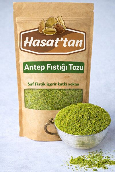 HASATTAN ANTEP FISTIK YEŞİL TOZ SAF KATKISIZ 100GRAM