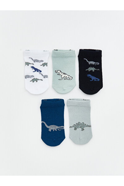 LC Waikiki Patterned Boys' Trainer Socks 5 Pack