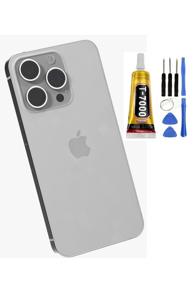 AXYA iPhone 14 Pro Arka Cam Kapak Pil Kapağı Yüksek Kalite + B700 + Tamir Kit...