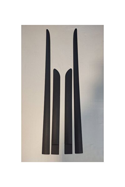 Tuning Vadisi Honda Civic FE Yan Kapı Çıtası Kapı Koruma Plastiği Mat Siyah 2...