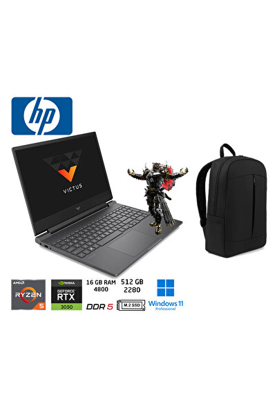 HP Victus Amd Ryzen 5-8645HS 16GB 512GB RTX3050 6gb W11 PRO 15.6" 144Hz Gamin...
