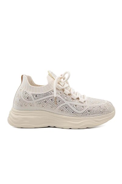 Ewoll 261-2061 Μπεζ Γυναικεία Sneakers