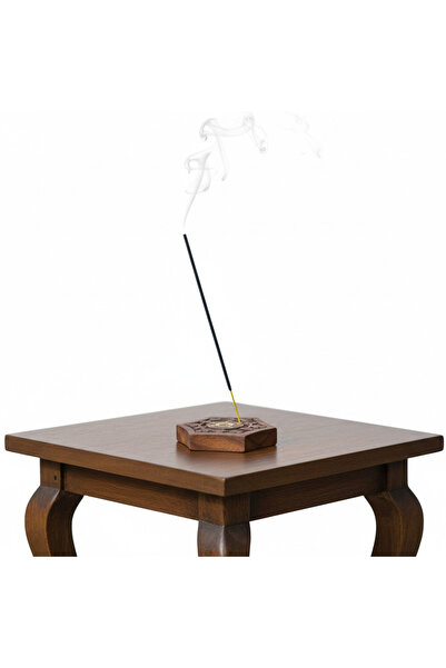 Generic Ξύλινη Εξάγωνη Βάση για Στικς και Κώνους Θυμιάματος - Ιερό Τελετουργικό