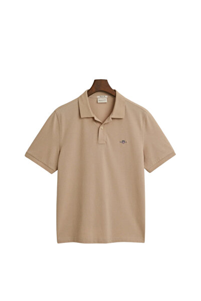 Gant Men's Beige Regular Fit Polo T-Shirt 2210.277