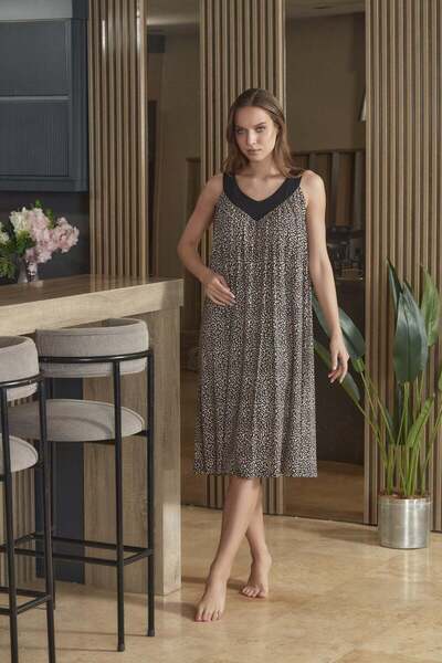 Cossy By Aqua Αμάνικο Άνετο Φόρεμα Σπιτιού Μεγάλου Μεγέθους CossybyAqua 26686-46