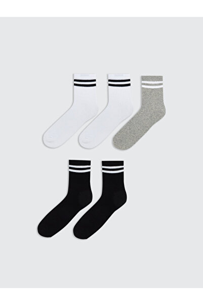 LC Waikiki Striped Men's Ankle Socks 5-Pack