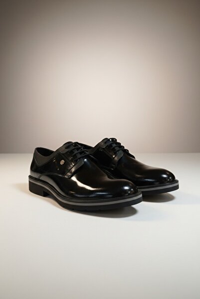 Modayak ATA M305 ΜΑΥΡΟ ΛΑΚΑΔΕΜΕΝΟ ΔΕΡΜΑ ΜΕ ΔΑΝΤΕΛΕΣ ΓΝΗΣΙΟ ΔΕΡΜΑ ΑΝΔΡΙΚΑ ΚΑΘΗ...