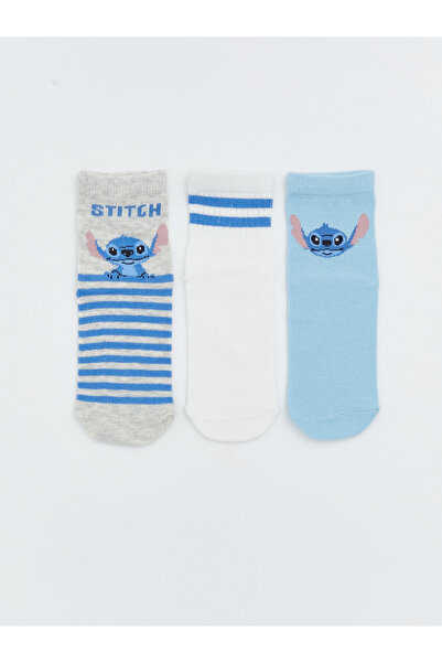 LC Waikiki Stitch Print Baby Boy Socks