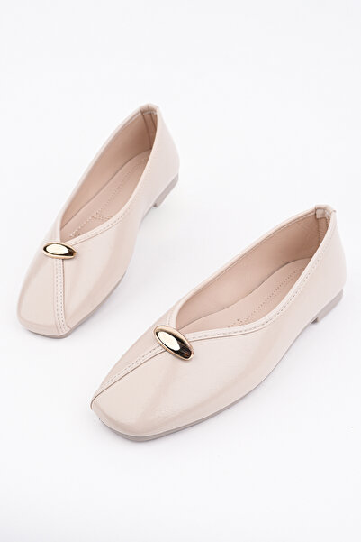 Madam Tarz BLN-035 Μπαλαρίνες με επίπεδη σόλα και αγκράφα